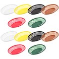 thumbnail image 1 of HEALEEP 12Pcs Convenient Bread Basket Black Plastic for Afternoon Tea Use, 1 of 8