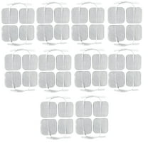 40 Electrode Pads Tens Units 2x2Inch White Cloth