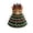 Cat, variant on Crochet Christmas Tree Kit,Cute Cat Xmas Tree Figurine Handmade Holiday Craft Supplies Decor(1Pcs,Cat)