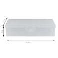thumbnail image 1 of Dvruxg Storage Box Plastic Stationery Storage Box Portable Packaging Box Empty Box Storage, 1 of 2