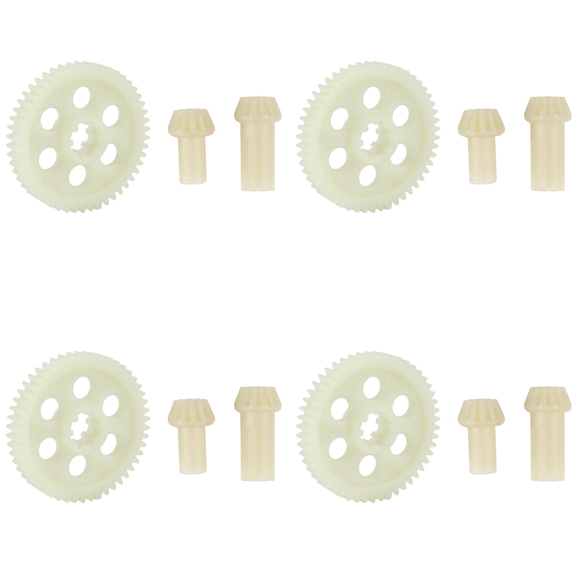 4X Spur Gear Drive Set for HBX 16889 16889A 16890 16890A SG 1601 SG 1602 SG1601 SG1602 RC Car Parts Accessories
