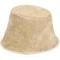 thumbnail image 2 of CoCopeaunts Denim Bucket Hats Irregular Foldable Men Fisherman Hat Unisex Fashion Frayed Brim Summer Travel Bucket Cap for Women, 2 of 8