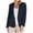 Navy, variant on Dgankt Womens Blazer Women's Soild Color Casual Long Sleeve Lapel Button Slim Work Office Blazer Jacket
