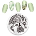 thumbnail image 4 of Biutee Nail Stamping Plates Set, Stainless Steel, Easily Shaped, 4 of 8