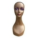 thumbnail image 1 of Cabeza de maniquí femenino realista con peluca de maquillaje completo Cabeza de maniquí Busto Peluca Costura recta negra, 1 of 9