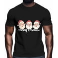 thumbnail image 2 of Camisetas para hombre, camisetas navideñas de Papá Noel y gnomo, camisetas casuales de manga corta para hombre, camisetas gráficas para adolescentes, niños y hombres, 2 of 8
