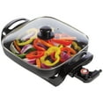 thumbnail image 2 of Brentwood SK-65 12" Black Non-Stick Electric Skillet With Glass Lid, 2 of 7