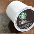 thumbnail image 2 of Starbucks Dark Roast K-Cup Coffee Pods — Italian Roast for Keurig Brewers — 1 box (16 pods), 2 of 6