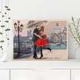 thumbnail image 4 of Cuadros Decorativos Pareja besándose pintura al óleo parcial por números DIY lienzo arte de pared imagen artesanal Ndcxsfigh Nuevos Originales, 4 of 9