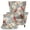 Blue and Red - Cardinal Floral, variant on DISNIMO Rose Moon Print 2-Piece Stretch Wingback Chair Slipcovers Non-Slip Soft Wing Armchair Cover with Elastic Bottom Pet Friendly Furniture Protector for Living Room