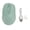 Green[cite: 1], variant on Nieyigj Wireless Mouse Bluetooth 5.0 2.4G Dual Mode Computer Mouse with USB Receiver for Phone Laptop PC 800 1200 1600 DPI Quiet Rechargeable Green 4.72 inches / 12 cm[cite: 1]