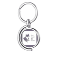 thumbnail image 1 of Juguetona HUSKY CACHORRO juega caca Rotating keychain Metal Keyring Holder, 1 of 2