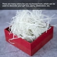 thumbnail image 4 of Crinkle Paper Raffia Shreds Colorful Boxes Filling Material DIY Packaging Confetti Wedding Party Greeting Tissue Accessories Gray, 4 of 6