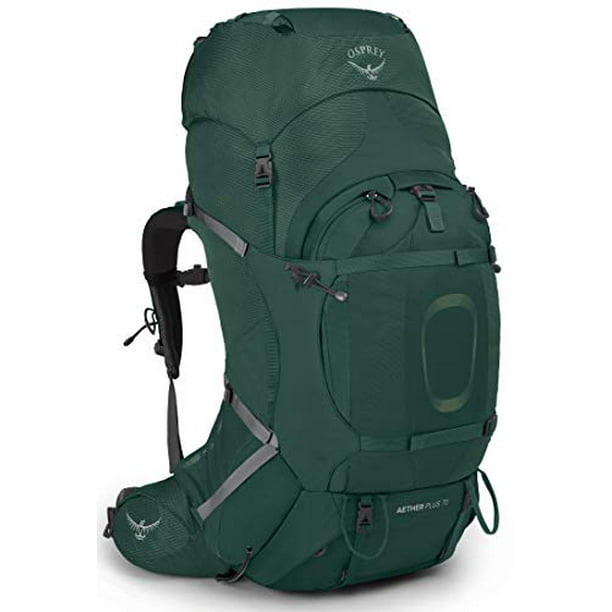 Osprey Osprey Aether Plus 70 Men's Backpacking Backpack , Axo Green
