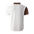 thumbnail image 6 of Men's Vintage Waffle Shirt Short Sleeve Button Down Summer Colorblock Beach Work Shirts, 6 of 6