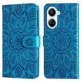 thumbnail image 4 of Funda tipo cartera GANGXUN para Huawei Nova 10 SE , diseño girasol, cuero PU, soporte, cierre magnético, tarjetero, 4 of 5