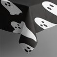 thumbnail image 4 of Black Halloween Ghosts Rectangle Tablecloth 60"x120",Waterproof Polyester Rectangle Table Cloth, Wipeable Spillproof Polyester Tablecloth for Dining, Camping, Indoor and Outdoor, 4 of 6