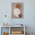 thumbnail image 4 of Soscooter Neutral Abstract Wall Art, Earth Tones Rustic Canvas Prints Paintings Artwork,Abstract Stone Pictures for Living Room Bedroom Wall Decor 12x16 inches, 4 of 8