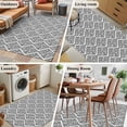 thumbnail image 5 of Area Rug for Living Room, Black White Non-Slip Indoor Large Carpet for Bedroom/Dining Room, Modern Abstract Art Farmhouse Washable Low-Profile Rectangle Floor Mat Runner Rugs - 2.7 x 5 Ft, 5 of 7
