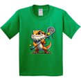 thumbnail image 3 of Inktastic Lacrosse Funny Bearded Dragon Youth T-Shirt, 3 of 5