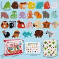 thumbnail image 2 of sixwipe 52 Pieces Wooden Alphabet Animal Puzzles, Matching Game for Toddlers, ABC Peg Puzzles Matching Games, Preschool Learning Activities Toys for Kids Ages 3 4 5, 2 of 7