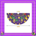 thumbnail image 2 of Mardi Gras Decorations 48 inch Mardi Gras Tree Skirt Mardi Gras Fleur de Lis Masquerade Party Mask Tree Skirt Mardi Gras Party Decorations Mardi Gras Tree Decorations, 2 of 6