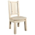 thumbnail image 3 of Homestead Collection Side Chair w/ Laser Engraved Elk Design, Clear Lacquer Finish, 3 of 5