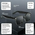thumbnail image 6 of AI Smart Bluetooth Glasses with Camera, 8MP HD Camera Glasses, 1080P Video Recording Sunglasses, Dual speakers, Real Time Translation, Voice Assistant, 6 of 8