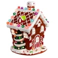 thumbnail image 1 of Gymax Lighting Ceramic Snow House Christmas Scene Hand-painted Luminous Village, 1 of 10