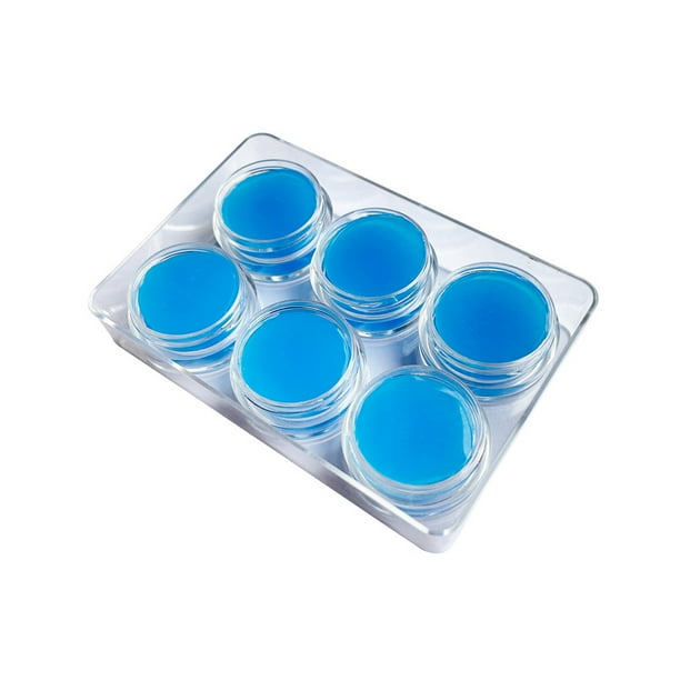 Billuyoard 6/12 Uds pegamento arcilla herramientas diamante pintura punto de cruz cuentas accesorios diamante pintura punto perforación pegamento arcilla Artesanía 6 botellas azul Billuyoard HA002652-02