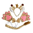 thumbnail image 3 of Diadema con orejas de jirafa Yinane para disfraz de adulto con guantes, 3 of 8