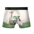 thumbnail image 2 of Easter Egg Rat Terrier Bunny Ear Welcome Spring Truck All Over Print Boxer Briefs Underwear for Men Dad Ratty Dog Lover - 12002, 2 of 6
