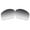 Grey Gradient Polarized, variant on Vonxyz Stealth Black Polarized Lenses Replacement for Oakley Straightlink OO9331 Sunglass