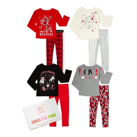 365 Kids From Garanimals Girls' Mix & Match Kid-Pack Gift Box, 8-Piece, Sizes 4-10