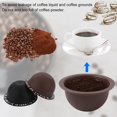 thumbnail image 3 of LAICAIW 5pcs Reusable Pods for Nespresso Vertuo Machine, 230ml & 150ml Refillable Coffee Capsule Set with 2 Silicone Lid, 1 Spoon, 1 Brush Coffee Accessories for Nespresso, 3 of 7
