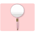 thumbnail image 1 of Handheld Mirror with Handle, for Vanity Makeup Home Salon Travel Use (Circular), 1 of 6