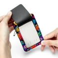 thumbnail image 7 of Peace Sign Luggage Tag, Travel Tags, Handbag Tag - Square PU Leather 2 Pack with Privacy Cover and Stainless Steel Ring - Suitable for Travel, Backpack, Handbag [Amazon Approved], 7 of 7