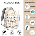 thumbnail image 6 of Cute Cartoon Pug Backpack for School,Cute School Bag,Schoolbag with Adjustable Shoulder Straps & Padded Back,15.3"x11"x7.1"., 6 of 6