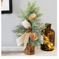 thumbnail image 5 of JM Decoraciones navideñas, 3 uds., 25CM, ventana de escritorio, Mini decoración de árbol de Navidad, decoración de escena de Festival de macetas JM JM, 5 of 5