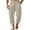 Khaki, variant on UAMVSH Mens Cotton Linen Pants Casual Summer Fall Vacation Travel Pants Baggy Button Drawstring Beach Trousers with Pockets(X-LargeWhite)