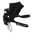 thumbnail image 4 of Bolso de hombro Steampunk ligero con remaches metálicos para Halloween. Negro normal, 4 of 9