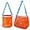 Orange, variant on 2PCS Shell Bags, Orange Mesh Toy Bag Shell Collecting Bag Totes with Zipper Sea Beach Toys Mesh Beach Bag Kids for Picking Up Shells Beach Sand Toy for Boys and Girls
