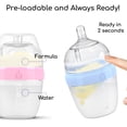 thumbnail image 5 of Inttero Pre-loadable Anti-Colic Baby Bottle, 9oz, 2-Pack, Modern Blue, 5 of 6