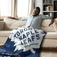 thumbnail image 4 of NHL Toronto Maple Leafs Plush Throw Blanket, 50" x 60", 4 of 5