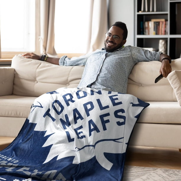 NHL Toronto Maple Leafs Plush Throw Blanket, 50