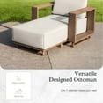 thumbnail image 3 of Sophia & William 4 Pieces Wicker Patio Furniture Set with 2Pcs Chairs & 2 Ottomans, Yellow-Brown & Beige, 3 of 9