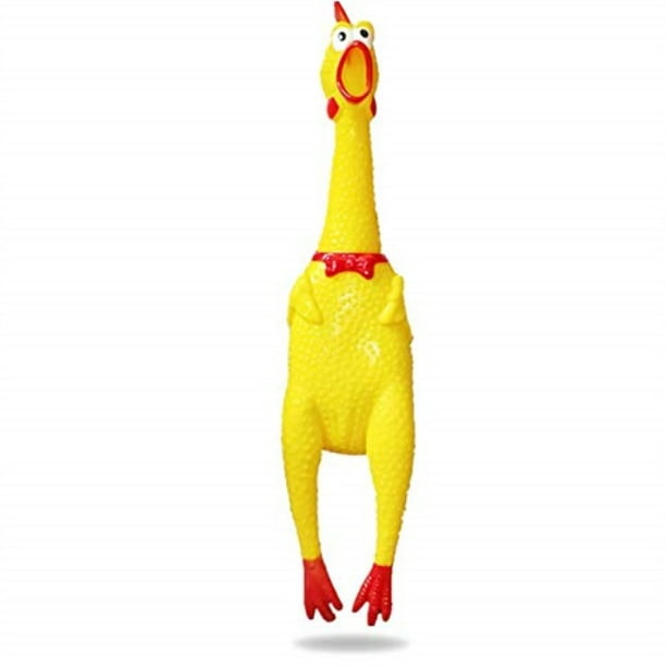 blink tree screaming shrilling squeeze chicken toy rubber squawking