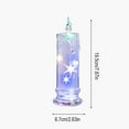 thumbnail image 3 of MERILER Starlight Simulation Electronic Candle Light - Battery-Powered, Romantic Decorative Night Light for Bedroom, Bedside, and Home Décor, 3 of 6