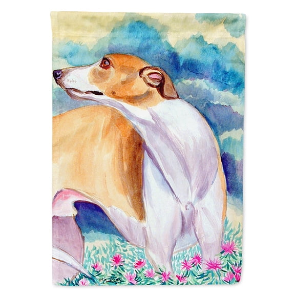 Whippet Garden Flag