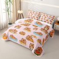 thumbnail image 3 of Erosebridal Funny Capybara Pattern Twin Quilt Set,Hawaii Summer Holiday Twin Coverlet Set For Kids Girls,2pcs, 3 of 7